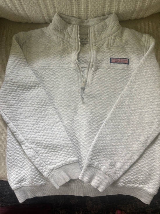 Vineyard Vines Other - Vineyard Vines White Quilted Half-Zip Pullover